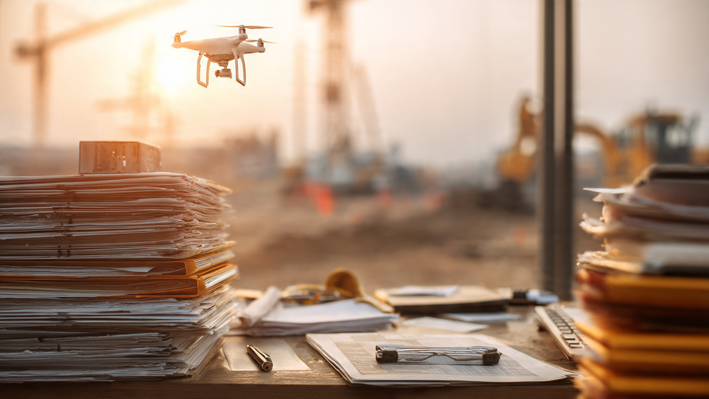 The Industry Spent a Decade Teaching AI to Fly Drones and Drive Excavators. Nobody Taught It to Answer an RFI.