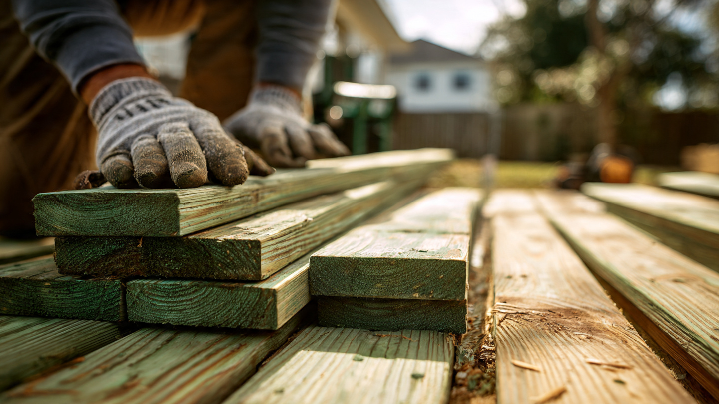 AI contaminated wood detection for renovation risk