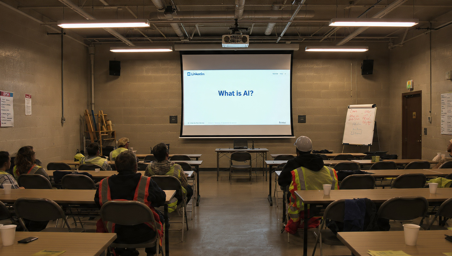 OpenAI and Microsoft Promised AI Training for 3 Million Construction Workers. The Curriculum Is a LinkedIn Course.