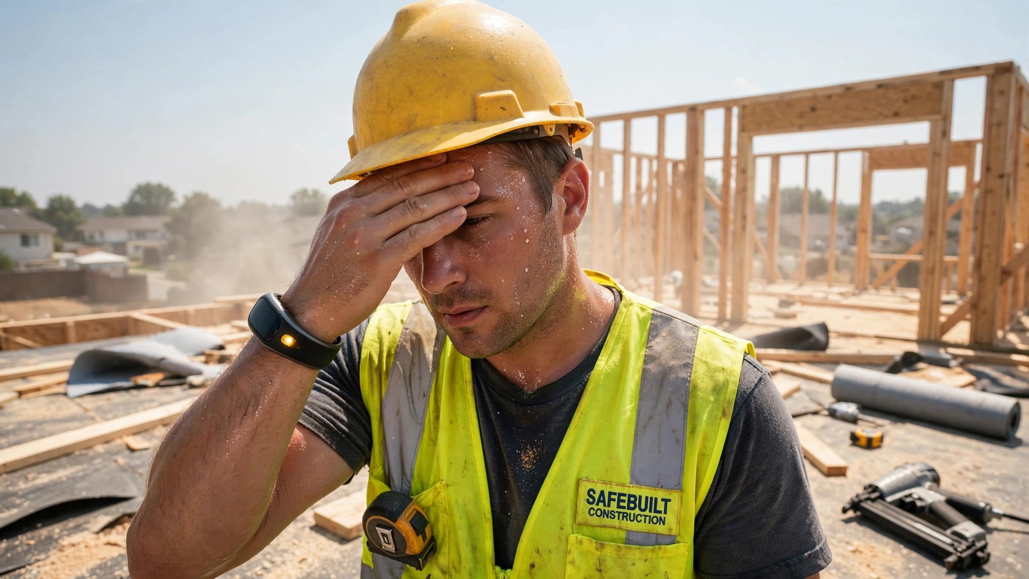 A $35 Wristband Can Predict Heat Stroke 20 Minutes Before It Happens. Your Roofer's Boss Won't Buy It.