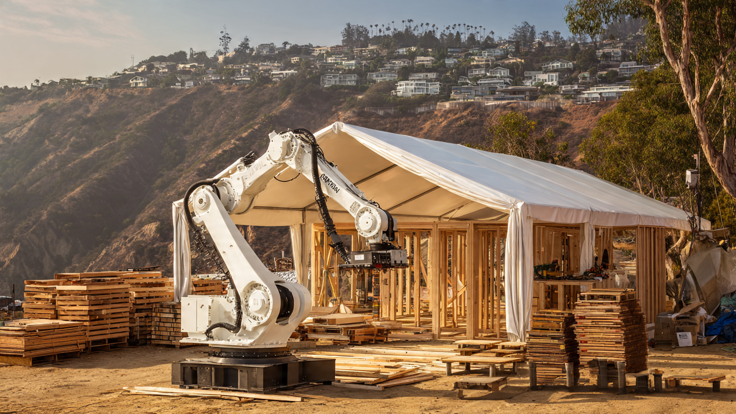 A Robot Is Framing Houses in Pacific Palisades. It Takes Ten Days. Your Contractor Quotes Twelve Weeks.